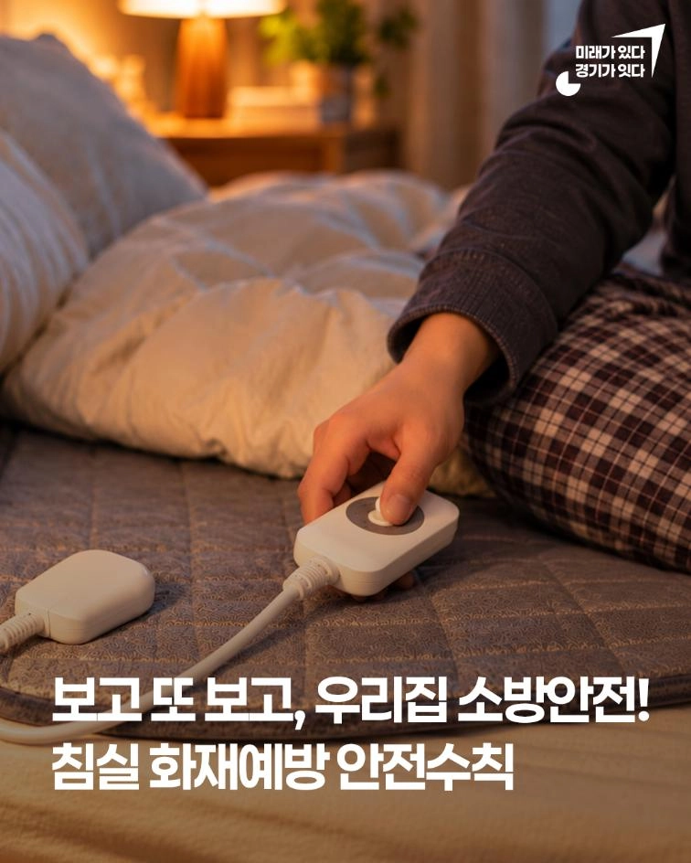 🔥 보고 또 보고, 우리 집 소방안전! 침실 화재예방 안